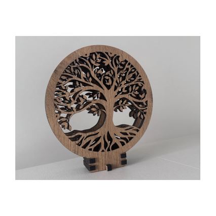 Li-Go 23648/DUB2 - dimbare LED tafeldecoratie LED/12W/230V 30x31 cm eiken/Levensboom