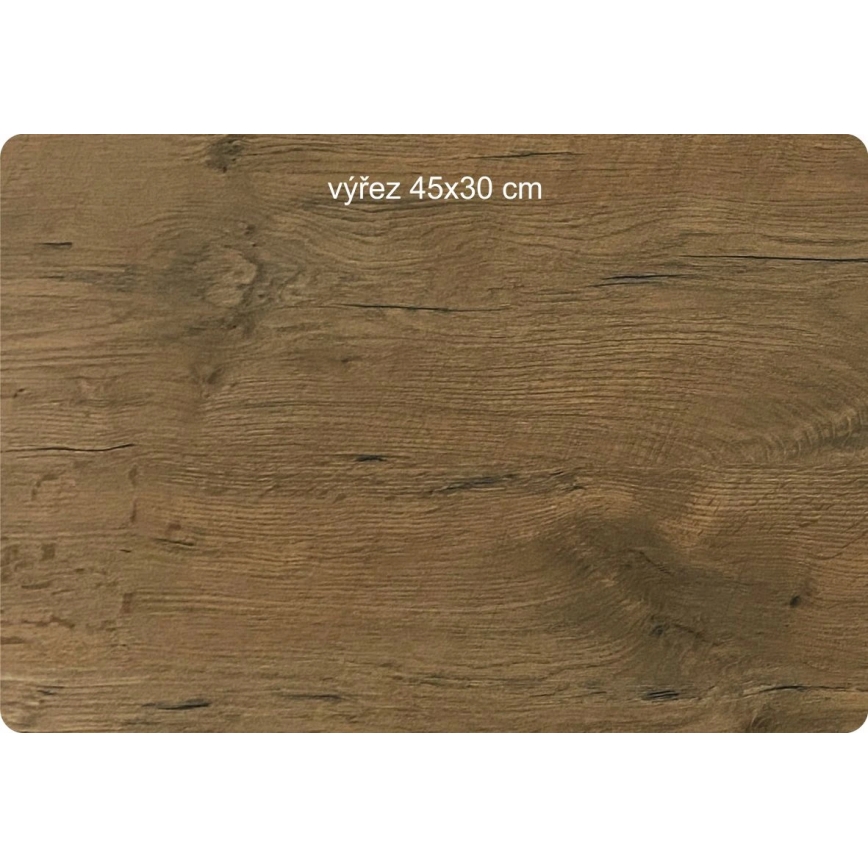 Li-Go 23676/DUB5 - Horloge murale 1x AA Ø 32 cm chêne/Montagnes