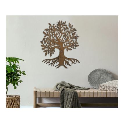 Li-Go 5739/DUB2 - LED-dimbare wanddecoratie LED/10W/230V 68x80 cm eiken