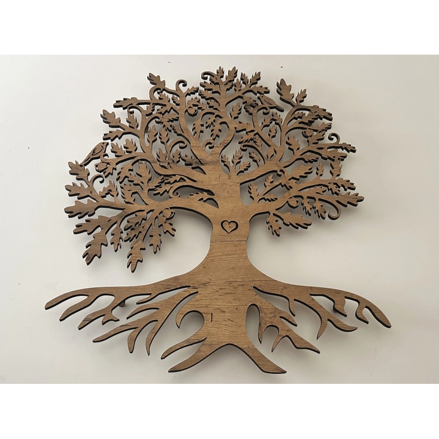 Li-Go 5739/DUB2 - LED-dimbare wanddecoratie LED/10W/230V 68x80 cm eiken