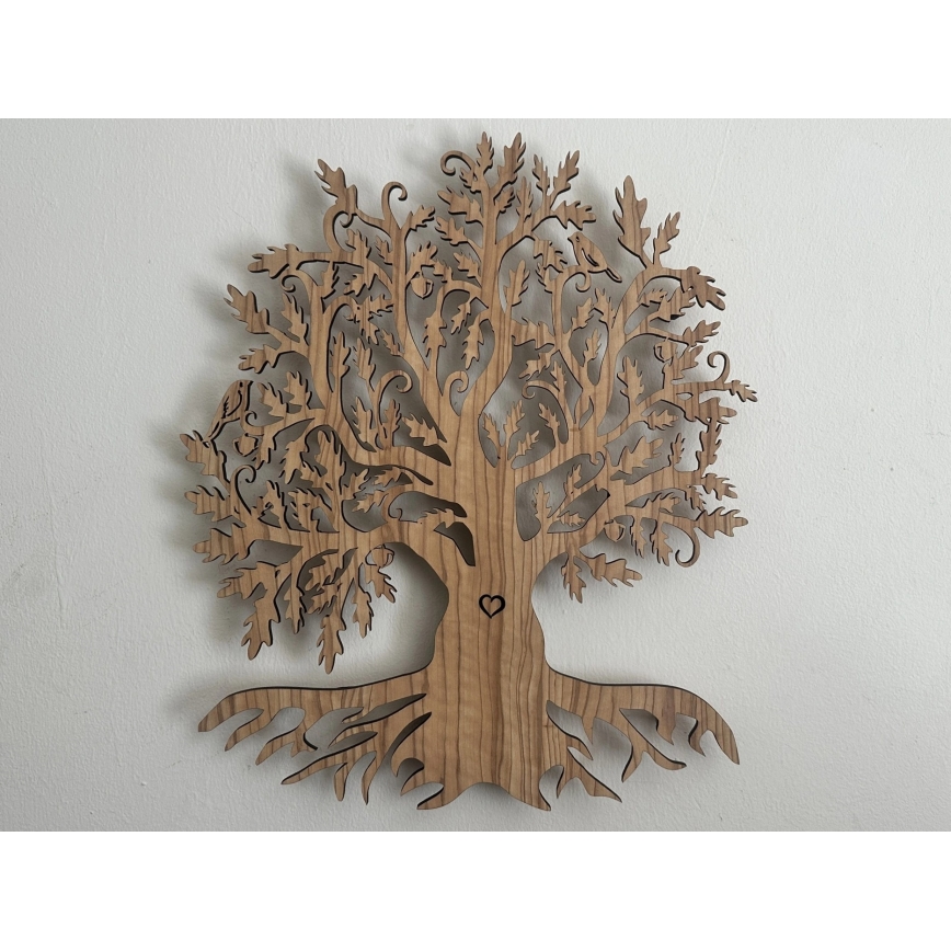 Li-Go 5747/DUB2 - Dimbare LED-wanddecoratie LED/10W/230V 45x55 cm eik