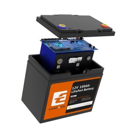 LiFePO4-accu 12,8V/100Ah