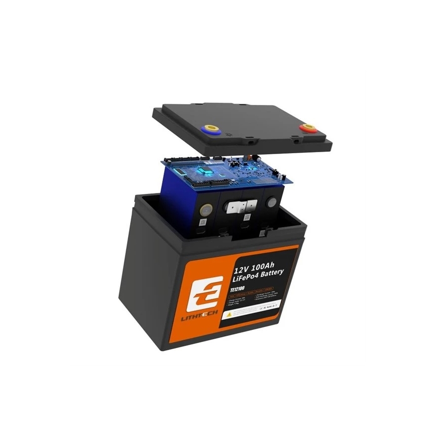 LiFePO4-accu 12,8V/100Ah