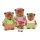 Li'l Woodzeez - Set met figuren HEALTHNUGGLE beer familie