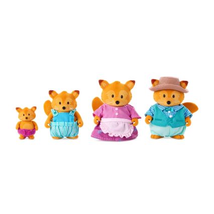 Li'l Woodzeez - Set met figuren TIPPYTAIL familie vos