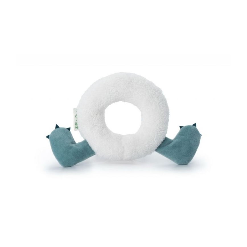 Lilliputiens - Pluche ketting met een bijtring draak Joe
