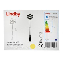 Lindby - Buitenlamp 3xE27/100W/230V IP44