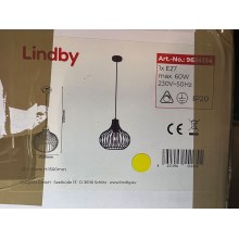 Lindby - Hanglamp aan een koord FRANCES 1xE27/60W/230V