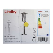 Lindby - Lampe d'extérieur ERINA 1xE27/60W/230V IP44