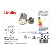 Lindby - LED dimbare wandlamp EBBI 1xE14/5W/230V