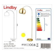 Lindby - Staande lamp MOISIA 1xE27/40W/230V