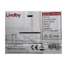 Lindby - Suspension filaire à intensité variable LED SOLVINA 4xLED/4,5W/230V