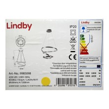 Lindby - Suspension filaire à intensité variable LED VERIO LED/230V + télécommande