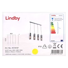 Lindby - Suspension filaire ELEEN 4xE27/25W/230V