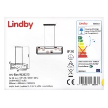 Lindby - Suspension filaire LED UTOPIA 6xG9/5W/230V