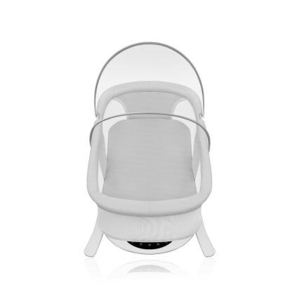 Lionelo - Babyschommel met melodie 2-in-1 BELLA 4xAA Betongrijs + afstandsbediening