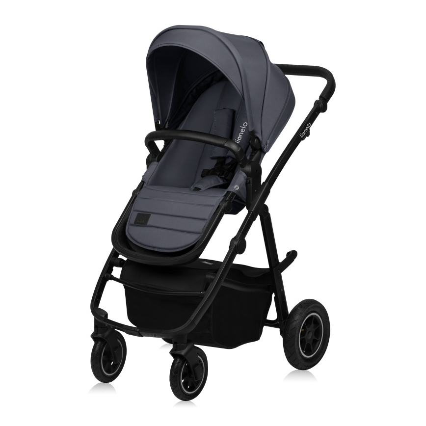Lionelo - 2-in-1 combi-kinderwagen AMBER PLUS Grijs Grafiet