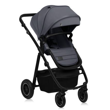 Lionelo - 2-in-1 combi-kinderwagen AMBER PLUS Grijs Grafiet