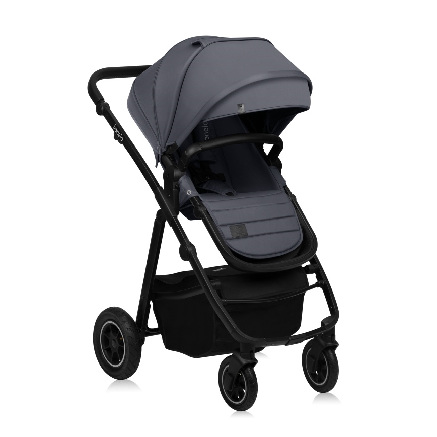 Lionelo - 2-in-1 combi-kinderwagen AMBER PLUS Grijs Grafiet
