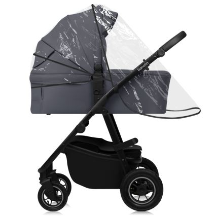 Lionelo - 2-in-1 combi-kinderwagen AMBER PLUS Grijs Grafiet