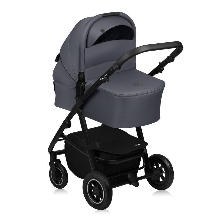 Lionelo - 2-in-1 combi-kinderwagen AMBER PLUS Grijs Grafiet