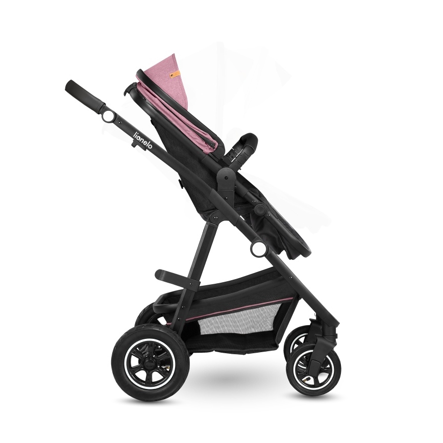 Lionelo - 2-in-1 combi-kinderwagen AMBER Roze Roos