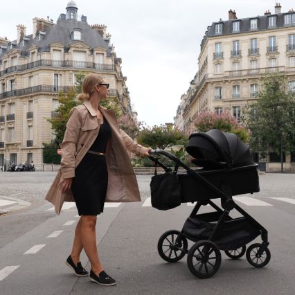 Lionelo - 2-in-1 combi-kinderwagen LAYLA Black Onyx