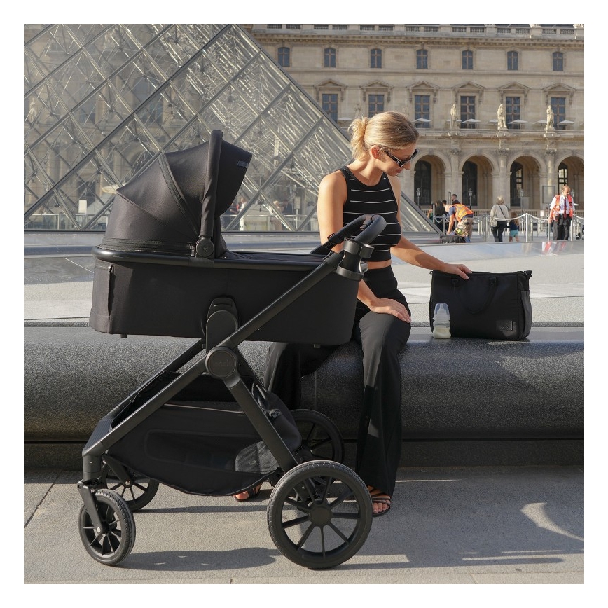 Lionelo - 2-in-1 combi-kinderwagen LAYLA Black Onyx