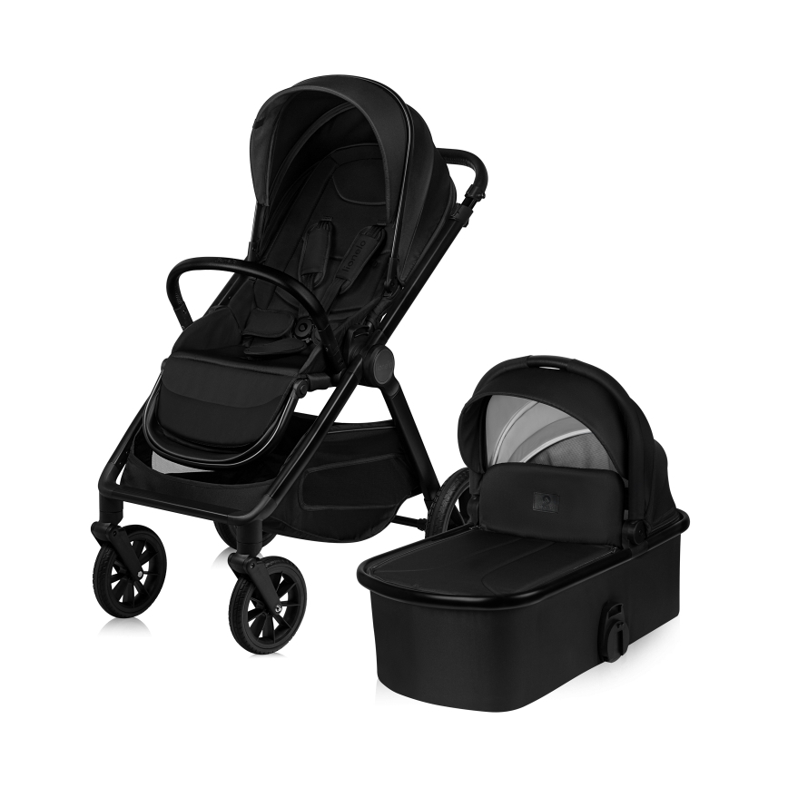 Lionelo - 2-in-1 combi-kinderwagen LAYLA Black Onyx