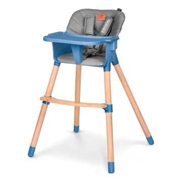 Lionelo - 2-in-1 kinder-eethoogstoel KOEN Blue Sky
