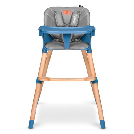 Lionelo - 2-in-1 kinder-eethoogstoel KOEN Blue Sky