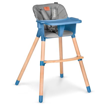 Lionelo - 2-in-1 kinder-eethoogstoel KOEN Blue Sky