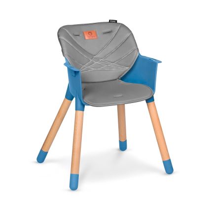 Lionelo - 2-in-1 kinder-eethoogstoel KOEN Blue Sky
