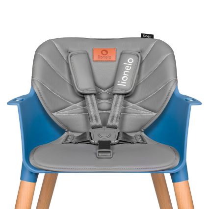 Lionelo - 2-in-1 kinder-eethoogstoel KOEN Blue Sky