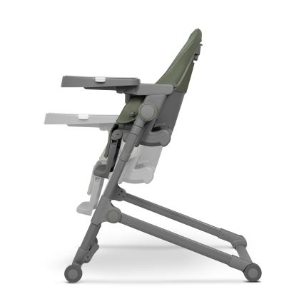 Lionelo - 2-in-1 kinder-eetstoel CORA PLUS Olijfgroen