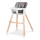 Lionelo - 2-in-1 kinder-eetstoel KOEN Grey Stone