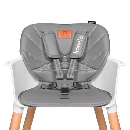 Lionelo - 2-in-1 kinder-eetstoel KOEN Grey Stone