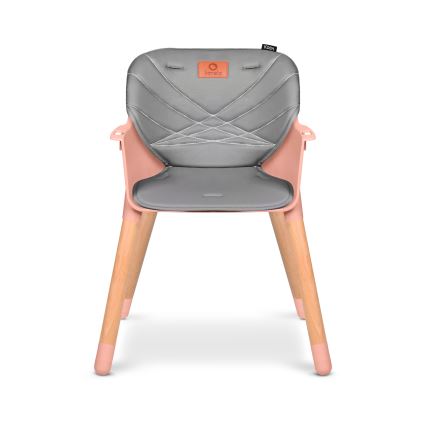 Lionelo - 2-in-1 kinder-eetstoel KOEN Roze