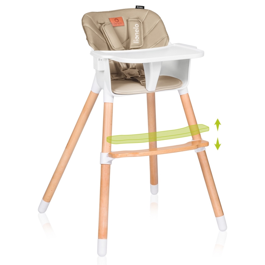 Lionelo - 2-in-1 kinderstoel KOEN Beige Sand