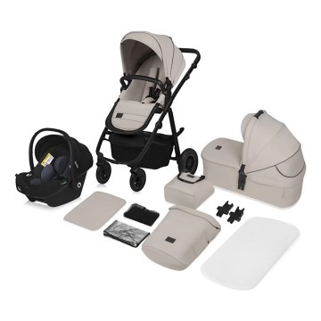 Lionelo - 3-in-1 combi-kinderwagen AMBER PLUS Beige Sand