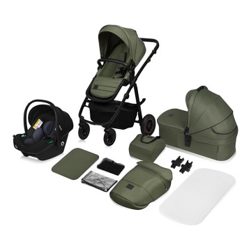 Lionelo - 3-in-1 combi-kinderwagen AMBER PLUS Green Forest