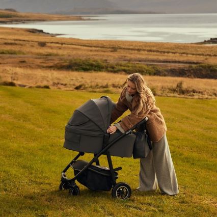 Lionelo - 3-in-1 combi-kinderwagen AMBER PLUS grijs Graphite