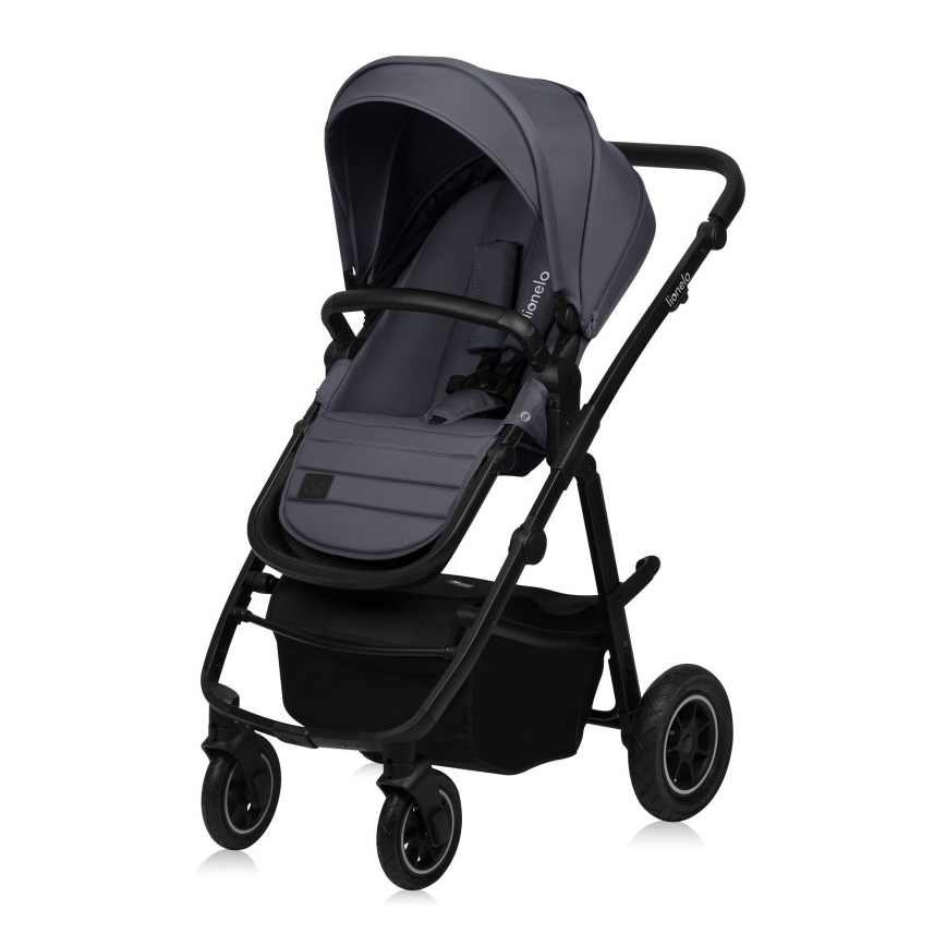 Lionelo - 3-in-1 combi-kinderwagen AMBER PLUS grijs Graphite