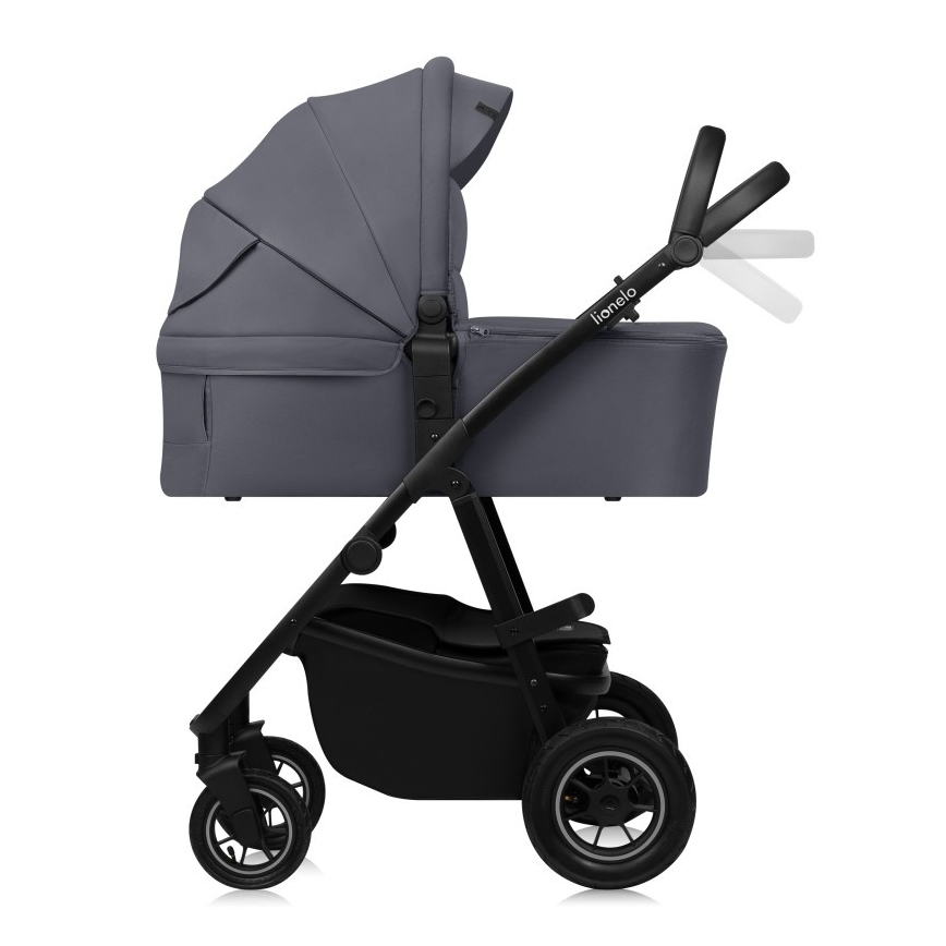 Lionelo - 3-in-1 combi-kinderwagen AMBER PLUS grijs Graphite