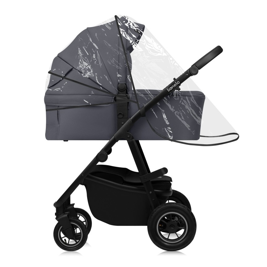 Lionelo - 3-in-1 combi-kinderwagen AMBER PLUS grijs Graphite