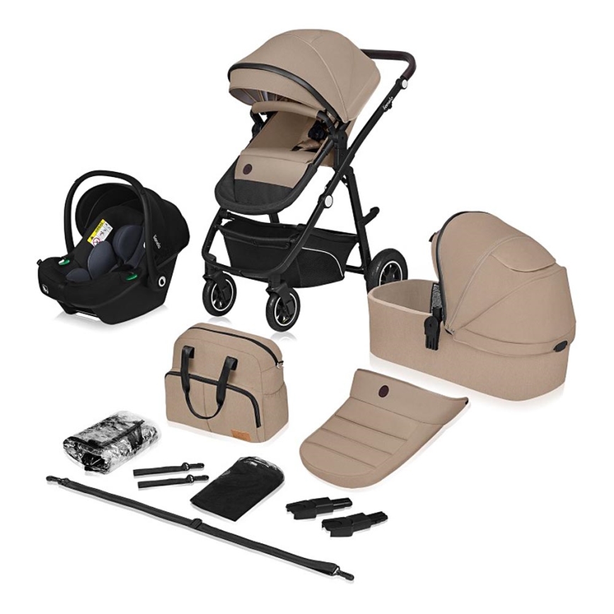 Lionelo - 3-in-1 combi-kinderwagen BIANKA zandbeige