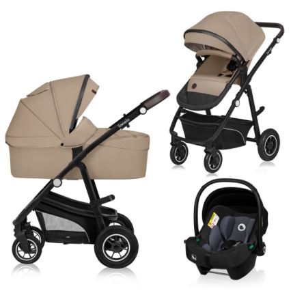Lionelo - 3-in-1 combi-kinderwagen BIANKA zandbeige
