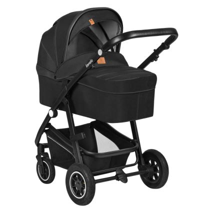 Lionelo - 3-in-1 combi-kinderwagen BIANKA Zwart Onyx
