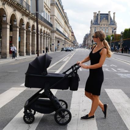 Lionelo - 3-in-1 combi-kinderwagen LAYLA Black Onyx
