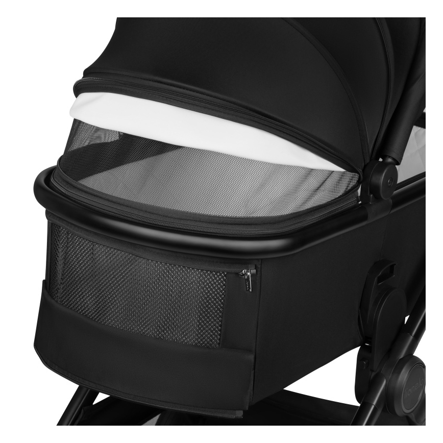Lionelo - 3-in-1 combi-kinderwagen LAYLA Black Onyx